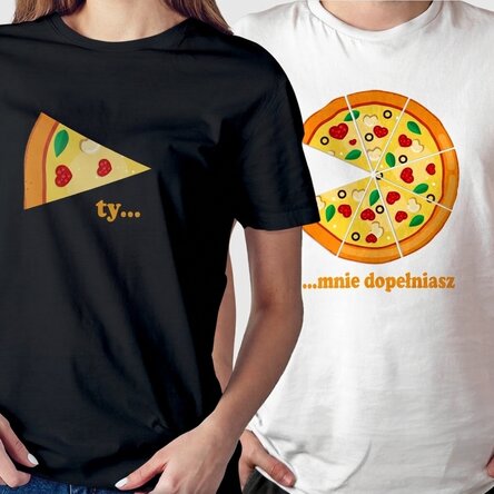 Koszulka bawełniana z nadrukiem – Pizza