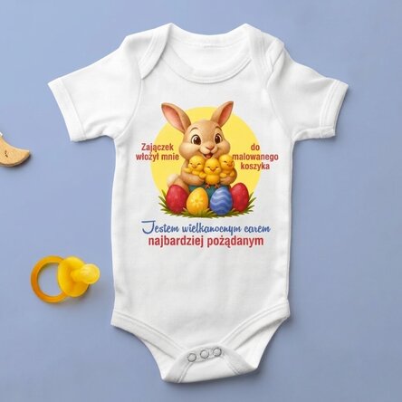 Body dla dzieci z indywidualnym nadrukiem – prezent na Wielkanoc
