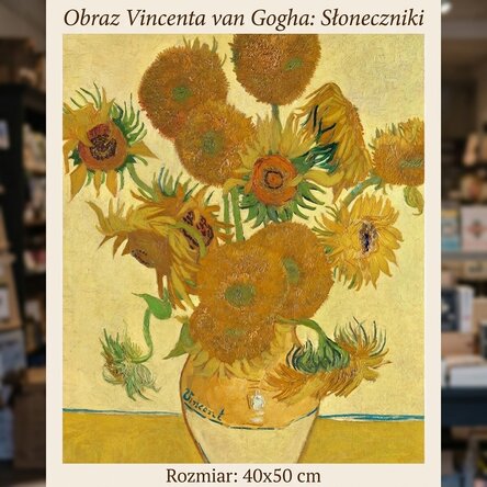 Plakat Vincenta van Gogha, „Słonecznik”, 1888 r.