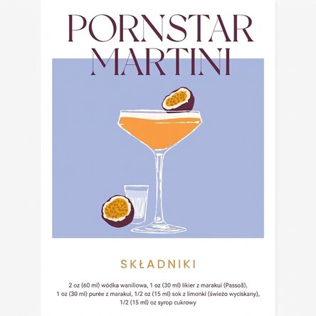 Plakat „Pornstar Martini”