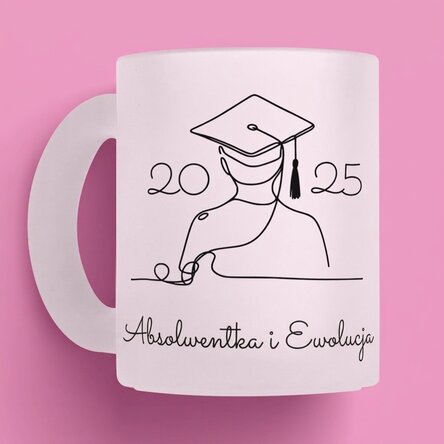 Spersonalizowany kubek z imieniem i napisem – Line art Graduation