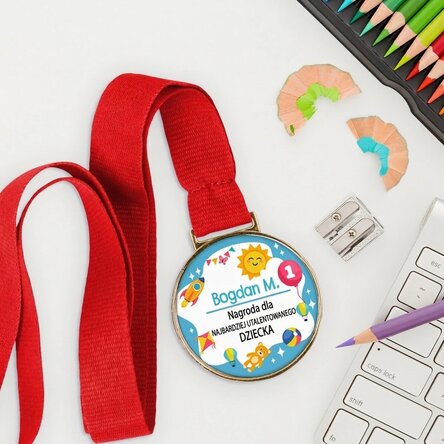 Spersonalizowany medal z napisem – Dzień Dziecka