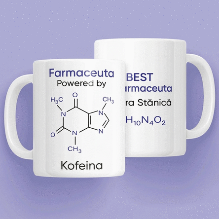 Spersonalizowany kubek z napisem – Farmaceuta