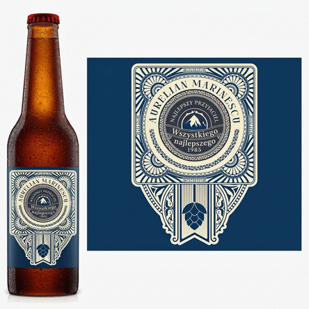 Piwo z indywidualnym napisem – Vintage Hop