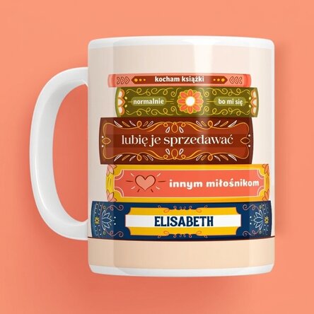 Spersonalizowany kubek z napisem – Librar
