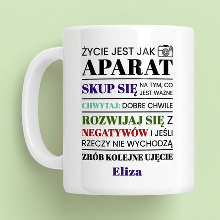 Spersonalizowany kubek z napisem – Fotograf