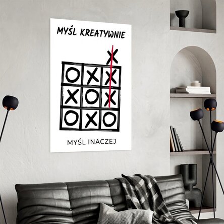 Plakat „Think outside the box”
