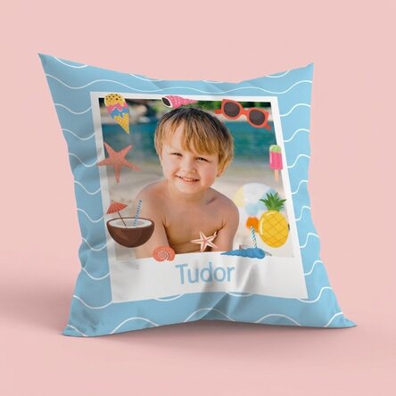 Poduszka z własnym zdjęciem i imieniem – Summer