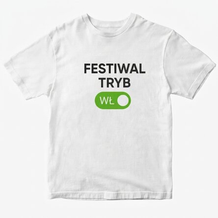 Koszulka bawełniana z indywidualnym nadrukiem – Festival Mode