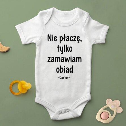Body dla dzieci z indywidualnym nadrukiem – Dinner