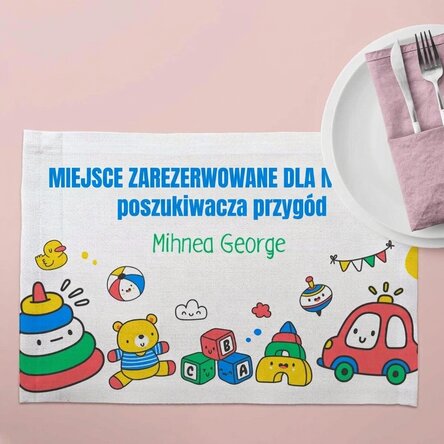 Spodek z indywidualnym napisem – Zabawki
