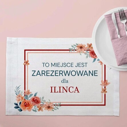 Spodek z indywidualnym napisem – Zarezerwowany