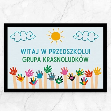 Spersonalizowana wycieraczka z napisem – Przedszkole