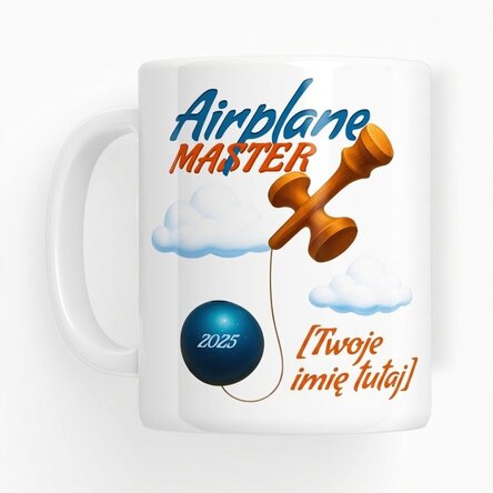 Spersonalizowany kubek z napisem – Airplane Master