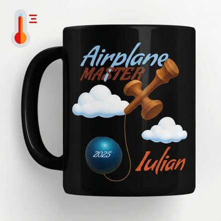 Spersonalizowany kubek termiczny z napisem – Airplane Master