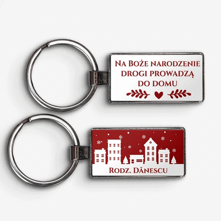 Spersonalizowany brelok z napisem – Strona główna