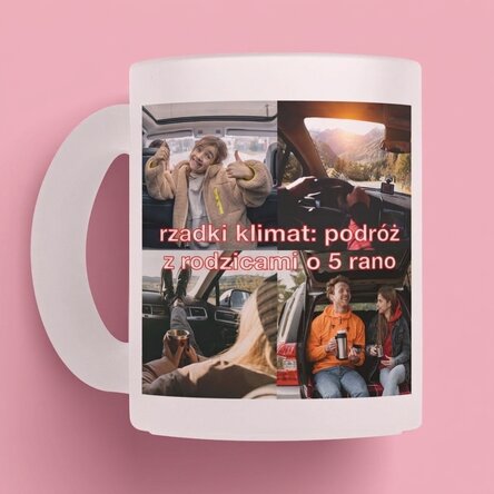 Spersonalizowany kubek z zdjęciami i napisem – Rare Aesthetic