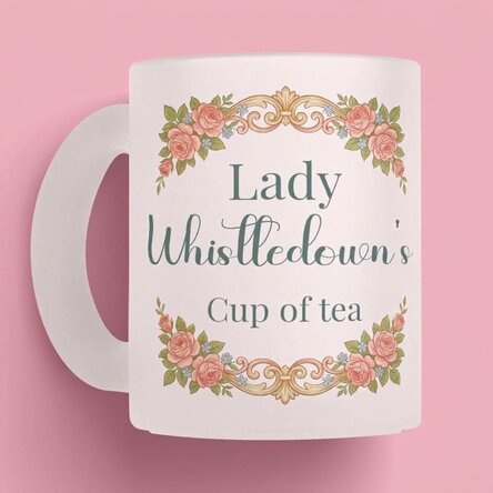 Personalised mug with photo and text - Bridgerton Aesthetic