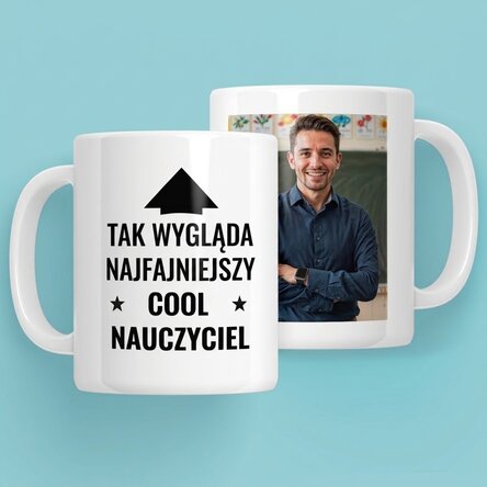 Spersonalizowany kubek ze zdjęciem i napisem – tak wygląda