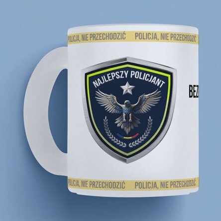 Spersonalizowany kubek z napisem – Najlepszy policjant