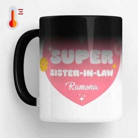 Spersonalizowany kubek termiczny z napisem – „Super szwagierka”