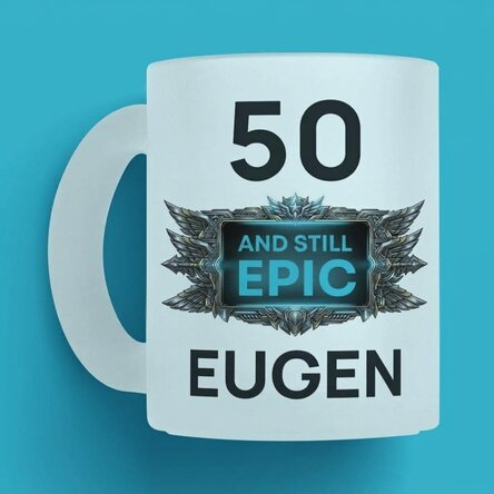 Spersonalizowany kubek z napisem na urodziny – Inca epic