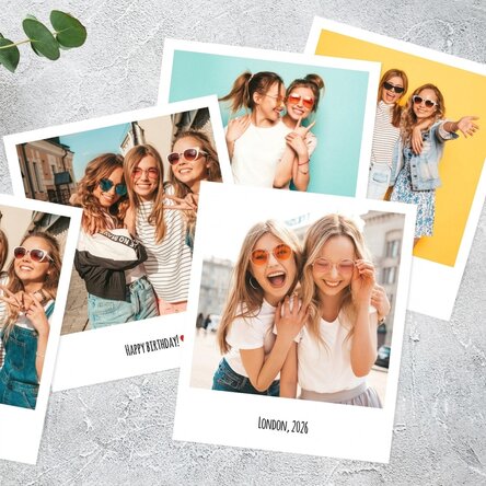 Druk zdjęć – zestaw 8 sztuk w formacie polaroidowym 10 x 12 cm