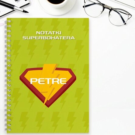 Spersonalizowany notatnik – Superbohater