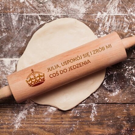 Spersonalizowany drewniany mieszadło – Keep Calm