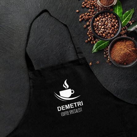 Customised apron - Coffee Specialist