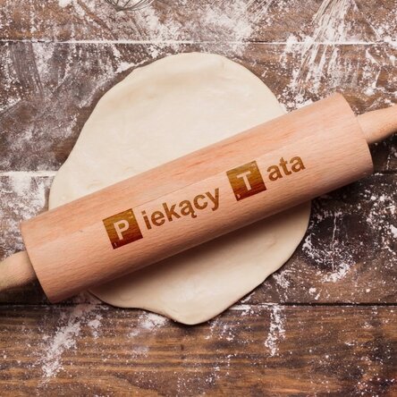 Drewniana łopatka do ciasta z indywidualnym nadrukiem – Baking Person