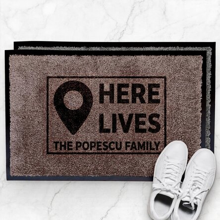 Customised indoor entrance mat - Here it is...