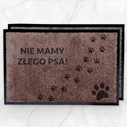Spersonalizowana wycieraczka do przedpokoju – Zły pies