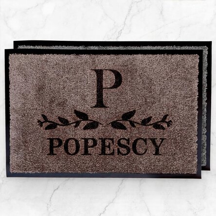 Spersonalizowana wycieraczka do przedpokoju – Emblema