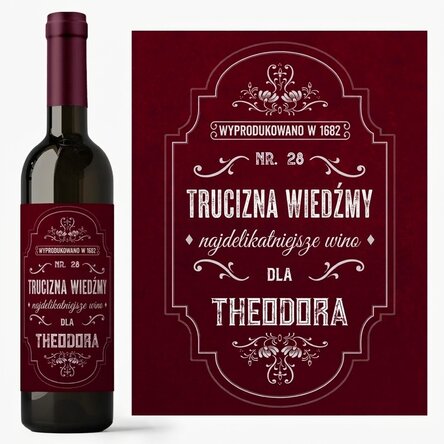 Wino z indywidualnym napisem – Trucizna Czarownicy