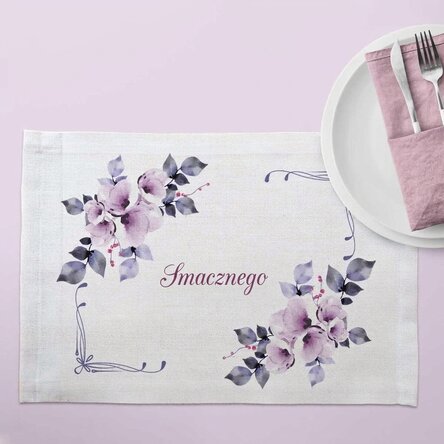 Spersonalizowany podstawka pod talerz – Smacznego