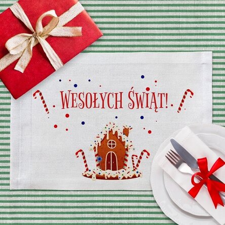 Spersonalizowany uchwyt na talerz – Gingerbread