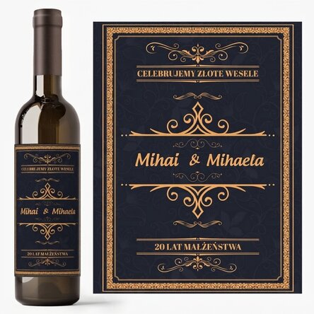 Wino z indywidualnym napisem – Uroczystość