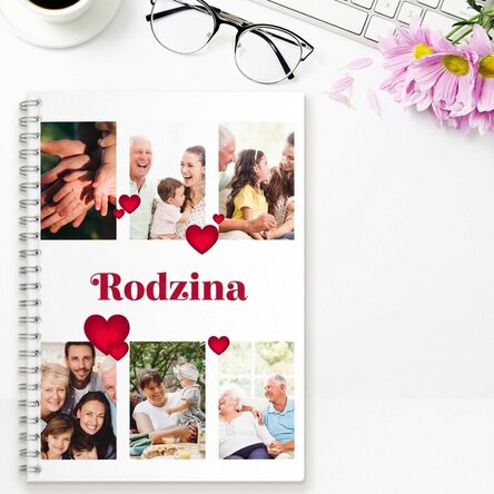 Spis z 6 zdjęciami i tekstem – Family
