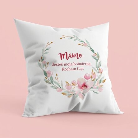 Poduszka z indywidualnym napisem – Mama 2