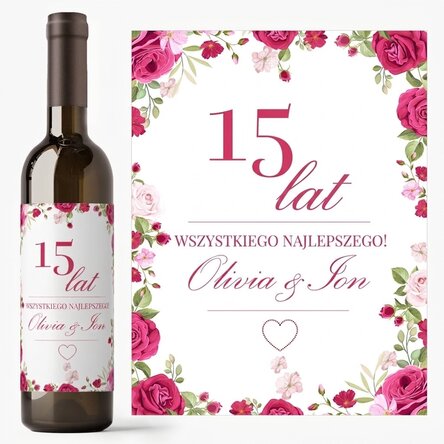 Wino z indywidualnym napisem – Razem