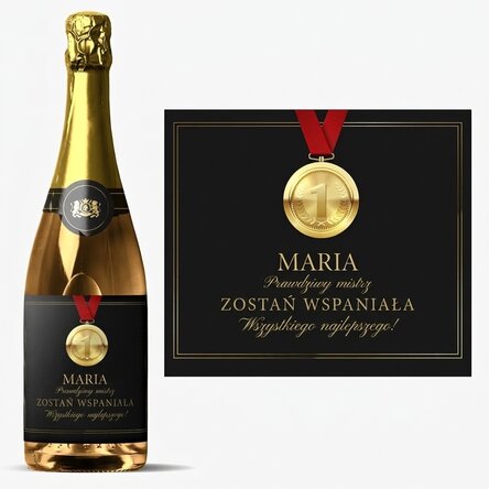 Wino musujące z indywidualnym napisem – Campion