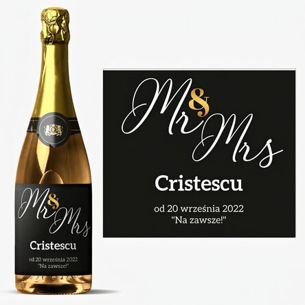 Wino musujące z indywidualnym napisem – „Celebrating life”