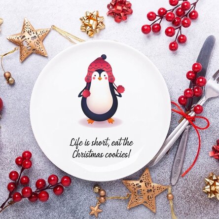 Spodek z indywidualnym napisem – Penguin