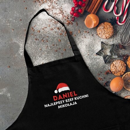 Fartuch z indywidualnym nadrukiem – Santa's Best Chef
