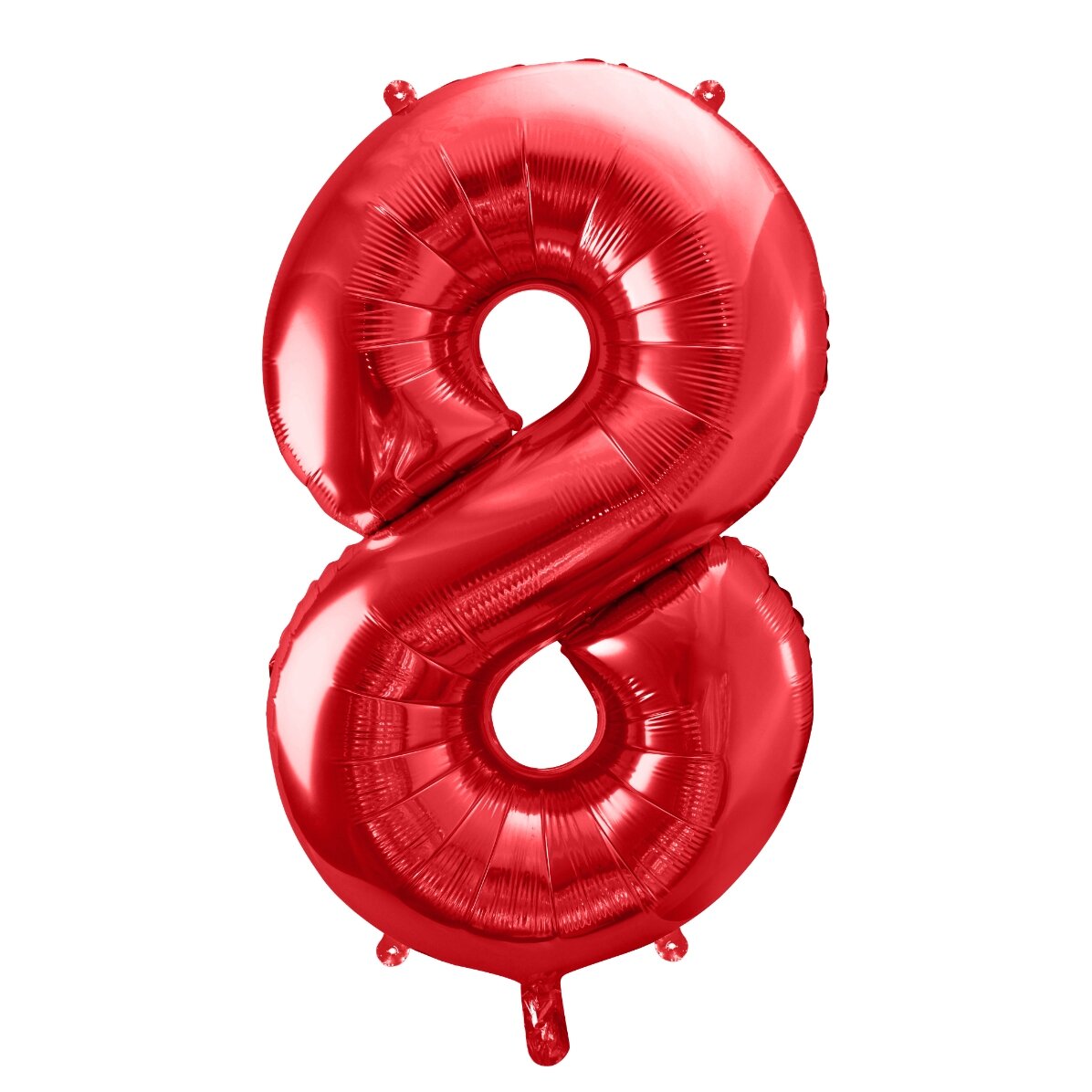 Balony – czerwone cyfry 86 cm