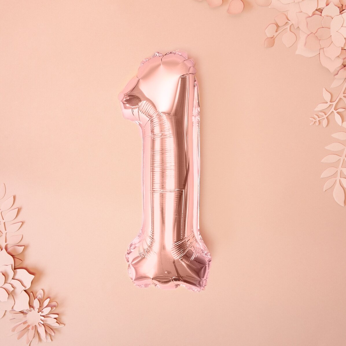 Balony – różowe cyfry, 35 cm