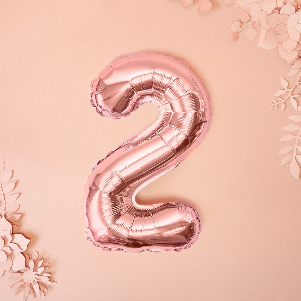 Balony – różowe cyfry, 35 cm