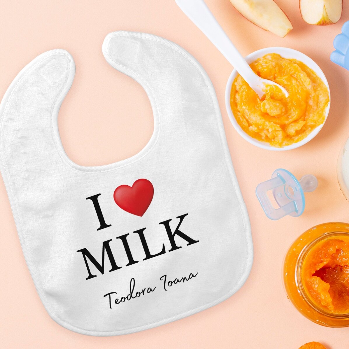 Spodnie z personalizowanym napisem – I love