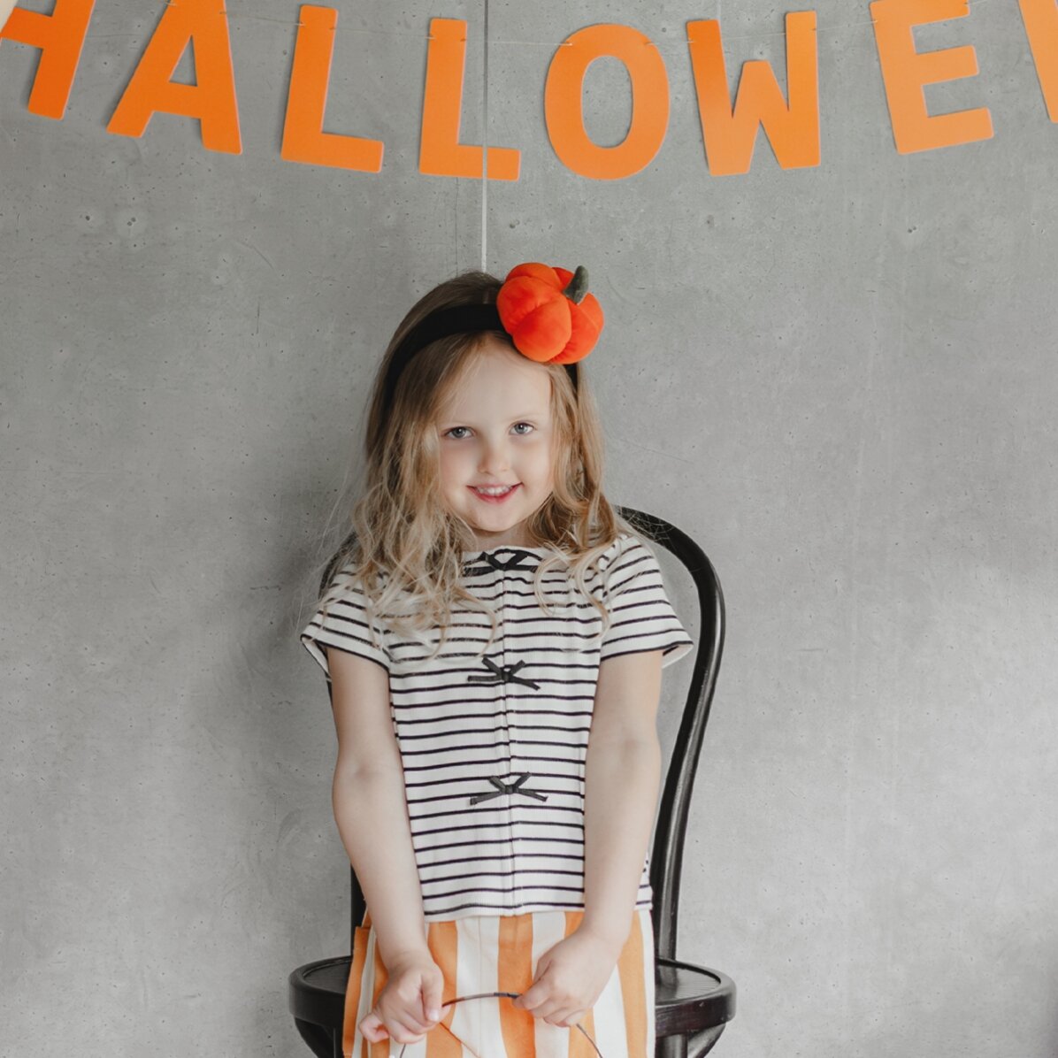 Halloweenowa opaska – dynia